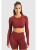 SMILODOX Longsleeve Linnea in Bordeaux