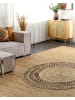 Beliani Geflochtener Teppich BOGAZOREN in Beige - (W) 160 x (L) 230 cm