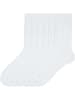 Erwin Müller Baumwolle Unisex-Socken 6 Paar in weiß