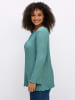 sheego Langarm-Shirt in salbei