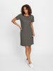 WITT WEIDEN Jersey-Kleid in beige-schwarz-bedruckt