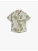 KOTON SHIRTS SS in Blau Gemustert