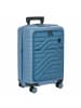 BRIC`s BY Ulisse - 4-Rollen-Kabinentrolley mit Vortasche 55 cm erw. USB (olive) in avio