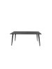 ebuy24 Esstisch Dipp Schwarz, Dunkelgrau 90 x 180 cm
