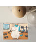 Mr. & Mrs. Panda Puzzle Einhorn Fitness Design ohne Spruch in Weiß