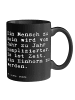 Mr. & Mrs. Panda Tasse Ein Mensch zu sein... mit Spruch in Schwarz