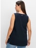 sheego Tanktop in tiefblau