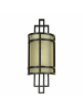 Licht-Erlebnisse Wandlampe (B)14.3 x (H)38.7 cm in Bronze Antik Creme