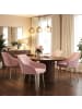 SONGMICS Esszimmerstuhl Tyra in Pastellrosa - (B)62.5 x (H)85 x (T)60 cm