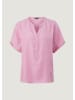 comma Bluse kurzarm in Pink