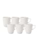 Villeroy & Boch 6er Set Mokka-/Espressotassen Artesano Original 100 ml in weiß