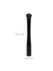 relaxdays Salz- und Pfeffermühle in Schwarz - (H)51,5 x Ø 6 cm