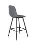 Giner y Colomer 4-er Set:  Hocker gepolstert mit Stoff in Gray