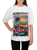 Reichstadt Reichstadt Oversized T-Shirt Damen  24RSW057 Surfside Vibes XXL
