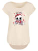 F4NT4STIC Long Cut T-Shirt Anti Valentinstag LOVE is in the air in Whitesand