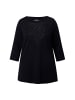 Ulla Popken Shirt in schwarz