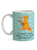 Mr. & Mrs. Panda Jumbo Tasse Fuchs Gitarre mit Spruch in Türkis Pastell