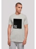 F4NT4STIC T-Shirt SELF CARE TEE in grau meliert