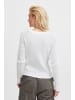 Pulz Strickpullover PZSARA Loose fit in Blanc de Blanc