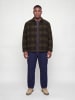 JACK & JONES PLUS Overshirt in Olive Night