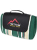 Normani Outdoor Sports Outdoor-Campingdecke, 140 cm x 180 cm Tundra in Grün gestreift