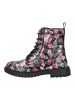 Geox Stiefelette in Schwarz/Pink