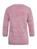 GOLDNER Kurzgröße:  Pullover Pullover mit schönem Ajourmuster in altrosé / gemustert