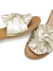 LASCANA Pantolette in goldfarben