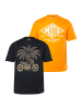 JP1880 Kurzarm T-Shirt in orange