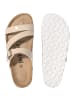 Palado Pantoletten Ikaria in Beige Lack/Weiß