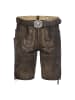 Stockerpoint Lederhose Sigl in dunkelbraun