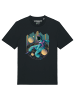 wat? Apparel T-Shirt Techno Astronaut in Schwarz