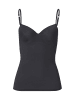Hanro Schalen-BH-Hemd Allure in obsidian