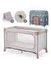 Hauck Reisebett Set Dream N Play Plus inkl. Spielzelt, in grau,orange1