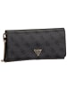 Guess Clutch Noelle II Xbody Flap Organizer in Coal Logo
