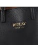 Replay Shopper Tasche Leder 36 cm black