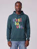 wat? Apparel Sweatshirt c'est la vie in Petrol