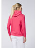 Polo Sylt Kapuzensweatshirt im sportlichen Glitzer-Design in Pink