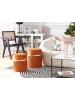 Beliani 2er-Set Pouf CAMDENTON in Orange