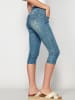 KOROSHI PIRATE JEANS HOSE in blau