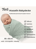 nordic coast company  Musselindecke, Babydecke aus Musselin, Einschlagdecke, Puckdecke Ibiza Syle
