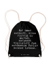 Mr. & Mrs. Panda Tasche Wer immer versucht, alles... mit Spruch in Schwarz