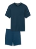 Schiesser Pyjama Comfort Essentials in Dunkelblau