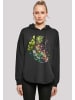 F4NT4STIC Oversized Hoodie Baum mit Blumen Oversize Hoodie in schwarz