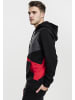 Urban Classics Kapuzenpullover in blk/red/cha