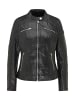 Bruno Banani Lederjacke LONG in Schwarz