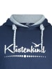 SCHIETWETTER Hoodie "Küstenkind" in navy-weiß
