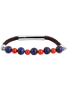 Adeliás Damen Armband – Kugelarmband aus Edelstahl 18 cm in braun