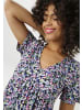 Aniston CASUAL Sommerkleid in schwarz-hellblau