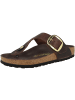 Birkenstock Zehensandale Gizeh Big Buckle geöltes Naturleder XT in dunkelbraun
